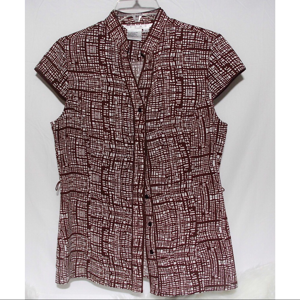COMO stretchy button up shirt